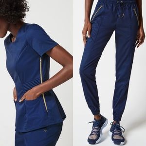 JAANUU NAVY SCRUB PAIR